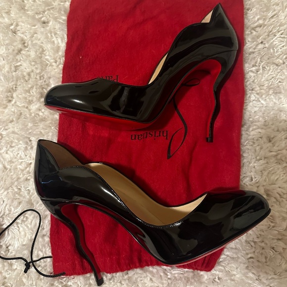 NEW Christian louboutin wawy dolly 100mm heels - Picture 6 of 7